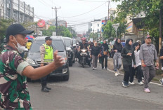 Semarakkan Jalan Sehat PALTV Peringati HUT Palembang 2026, Aparat Gabungan Siaga Amankan Rute