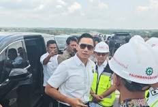 Tinjau Jembatan Tol Musi V, AHY Tegaskan Tol Palembang–Betung Dapat Difungsikan Saat Lebaran