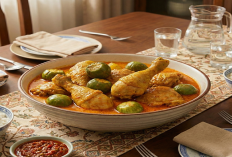 Ayam Kuah Santan Rempah dengan Terong: Hidangan Gurih Beraroma Kari Koja Khas Palembang