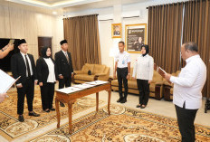 Kakanwil Kemenkum Sumsel Lantik Tiga Notaris Pengganti Guna Jamin Layanan Kenotariatan