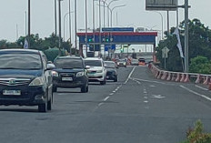 Hari ke 4 Lebaran di Tol Kramasan Palembang Terpantau Lancar dan Kondusif