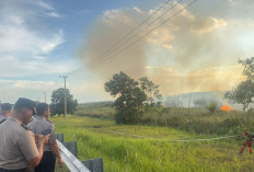 Cuaca panas, Polsek Indralaya Laksanakan Mitigasi Karhutla