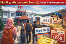 Mudik Gratis Pemprov Sumsel, Tersisa 1.069 Tiket Kereta Api