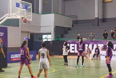 Tim Basket Putri SMA BSI Tumbangkan SMAN 10 Palembang di Ajang Piala Gubernur Sumeks Basketball League