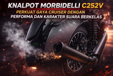 Knalpot Morbidelli C252V Perkuat Gaya Cruiser dengan Performa dan Karakter Suara Berkelas