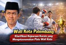 Wali Kota Palembang Klarifikasi Kejuaraan Karate yang Mengatasnamakan Piala Wali Kota