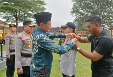 Jamin Keamanan Masyarakat Selama Idul Fitri,  Muara EnimGelar  Apel Pasukan Ketupat 2026
