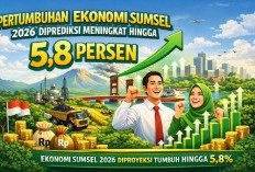 Pertumbuhan Ekonomi Sumsel 2026 Diprediksi Meningkat hingga 5,8 Persen