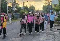 Semarak HUT Palembang, Ribuan Warga IB 1 Meriahkan Jalan Sehat PALTV