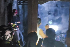 Satu Rumah Ludes Terbakar di Lorong Pancasila Gandus Palembang