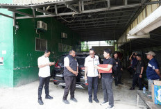 Kejati Sumsel Sita Belasan Kendaraan dan Alat Berat PT KMM Terkait Dugaan Korupsi Semen