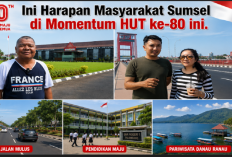 HUT Ke-80 Sumsel, Ini Harapan Warga Sumsel !!!