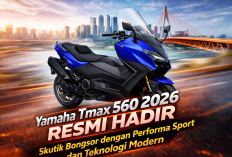 Yamaha Tmax 560 2026 Resmi Hadir, Skutik Bongsor dengan Performa Sport dan Teknologi Modern
