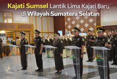 Kajati Sumsel Lantik Sejumlah Kepala Kejaksaan Negeri, Tekankan Profesionalisme dan Integritas