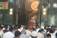 Hadiri Shalat Idul Fitri 1447 H di Masjid Darussa’id Palembang, Sekda Palembang Tekankan Mempererat Tali Silat