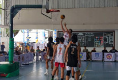 Kalahkan SMA SPH A, SMA Xaverius 1 B Putra Juarai 3x3 PALTV Seri 3 Piala Gubernur Sumsel 2025