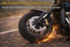 Rem Cakram Ganda Morbidelli C252V, Andalkan Keamanan di Balik Gaya Cruiser Klasik