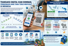 Transaksi Digital Kian Dominan, Penggunaan Uang Tunai Terus Menyusut di Indonesia