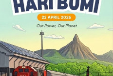 Peringati Hari Bumi Sedunia 2026, KAI Divre III Palembang Dukung Penguatan Transportasi Hijau