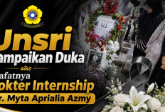 Unsri Sampaikan Duka atas Wafatnya Dokter Internship dr. Myta Aprialia Azmy