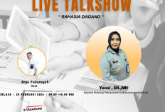 Talkshow, Kanwil Kemenkum Sumsel Sosialisaikan Rahasia Dagang dan Pencegahan Pelanggaran Kekayaan Intelektual 