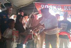 Wawako Palembang Serahkan Bantuan untuk Korban Kebakaran di 1 Ilir