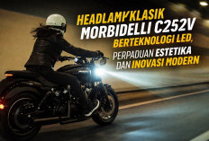 Headlamp Klasik Morbidelli C252V Berteknologi LED, Perpaduan Estetika dan Inovasi Modern