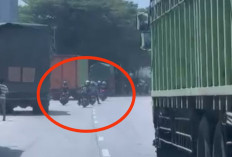 Petugas Dishub Palembang Berhentikan Mobil Secara Mendadak, Sebabkan Laka Beruntun di Jalan Sriwijaya Raya