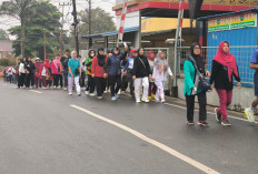 Warga Kemuning Tumpah Ruah di Roadshow Jalan Sehat PALTV 2026