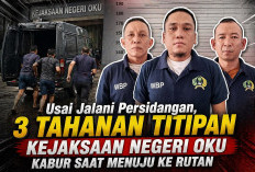 Usai Jalani Persidangan, 3 Tahanan Titipan Kejaksaan Negeri OKU Kabur Saat Menuju ke Rutan