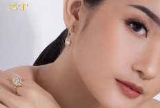 Inspirasi Anting Emas Berlian untuk Melengkapi Pernikahan Bertema Tradisional