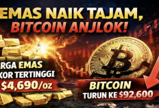 Perang Tarif AS–Eropa Meledak! Emas Cetak Rekor Fantastis, Bitcoin Justru Terguncang