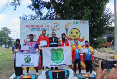 Keysah Konita Zakira, Raih Emas Bersama Fatan Atala di Cabor Panahan Porprov XV Sumsel