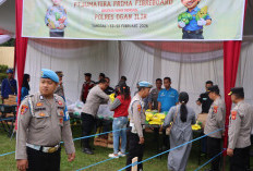 Tekan Inflasi Jelang Ramadhan, Polres Ogan Ilir Gelar Pasar Murah