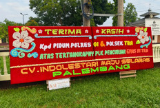 Polsek Tanjung Raja Banjir Karangan Bunga, Ungkap kasus 23 Suku Emas 