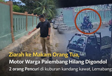Ziarah ke Makam Orang Tua, Motor Warga Palembang Raib di TPU Kandang Kawat