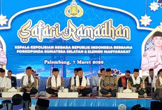 Kapolri Pimpin Safari Ramadan di Polda Sumsel, Tekankan Pentingnya Persatuan Nasional