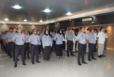 Kemenkum Sumsel Ikuti Apel Bersama, Menko Kumham Imipas Tegaskan Pentingnya Kesiapan Aparatur