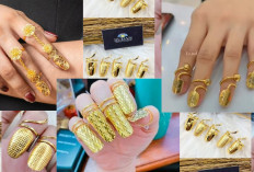 Cantiknya Kuku dari Emas Asli, Tren Mewah yang Memikat Perhatian