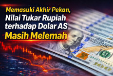 Memasuki Akhir Pekan, Nilai Tukar Rupiah terhadap Dolar AS Masih Melemah