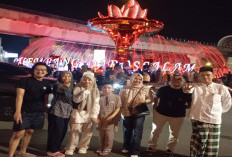 Viral dan Memikat, Air Mancur Palembang Jadi Buruan Foto Saat Lebaran
