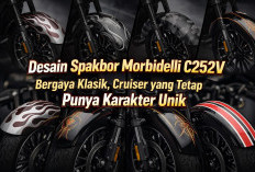 Desain Spakbor Morbidelli C252V Bergaya Klasik, Cruiser yang Tetap Punya Karakter Unik