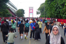 Uji Coba CFD Kedua, Jembatan Ampera Dipadati Warga