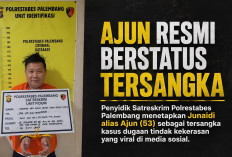 Pengusaha Ajun Jadi Tersangka Kasus Penganiayaan Pria Terborgol, Diamankan di Polrestabes Palembang