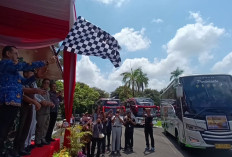 Pemprov Sumsel Lepas 27 Bus Angkut 941 Pemudik Gratis