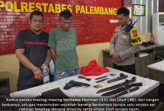 Dua Pencuri Kabel di Proyek PLTSa Keramasan Ditangkap, Polisi Amankan Senpi Rakitan dan Sajam