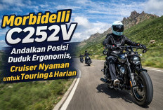 Morbidelli C252V Andalkan Posisi Duduk Ergonomis, Cruiser Nyaman untuk Touring & Harian